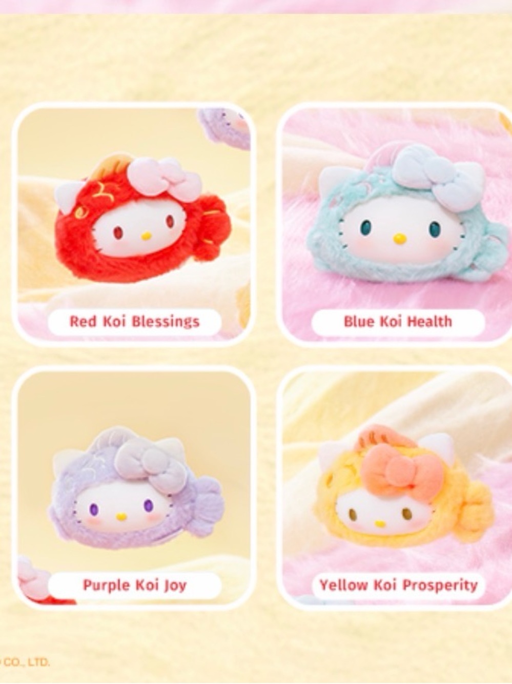Sanrio Hello Kitty Lucky Koi Series – Yellow Koi Prosperity Edition - Picture 3 of 4